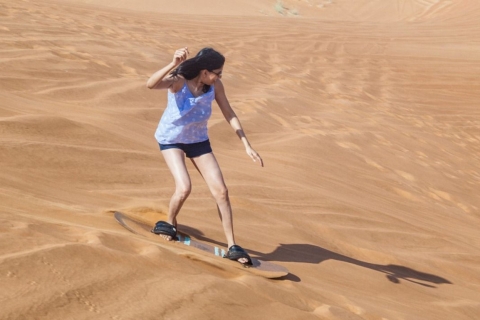 Dubái: safari por el desierto, quad, paseo en camello y sandboardTour compartido con paseo en quad sin conductor de 35 minutos