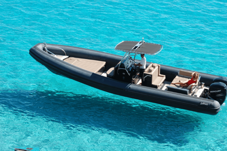 Cagliari: Zodiac Boat Tour, 3-4 SwimStops, Wine & Snorkeling Cagliari: Zodiac Boat Tour, 3-4 Stops, Wine & Snorkeling