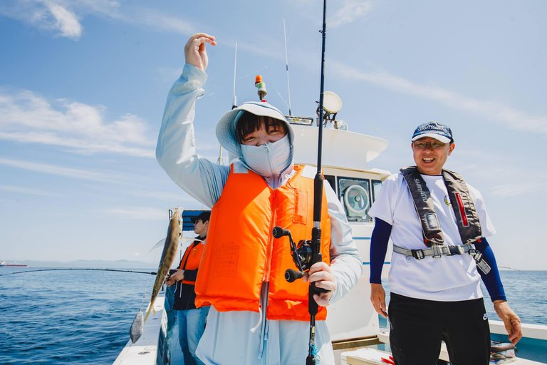 Osaka : Excursion de pêche, déjeuner et dîner avec un pêcheur certifié