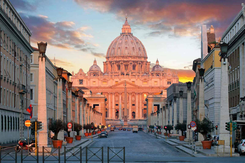 Rome : Visite guidée de la basilique Saint-Pierre et des grottes papalesVisite guidée en groupe en allemand