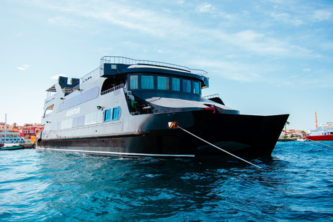 Hurghada: Luxury Catamaran Semi Submarine & Island & Sunset Luxury Catamaran Island With Private Transfer