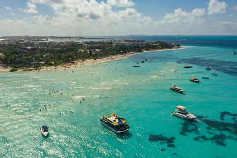 Van Cancun of Riviera Maya: reis naar Isla Contoy en Isla MujeresTour vanuit de hotelzone en het centrum van Cancún