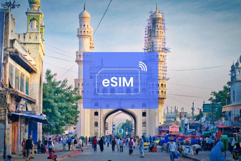 Hyderabad: Indien eSIM Roaming Mobile Datenplan