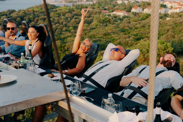 Jantar no céu de Dubrovnik