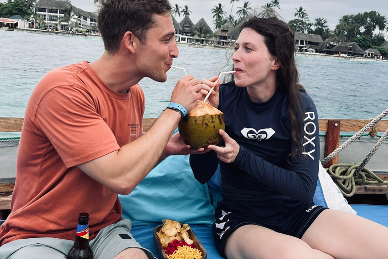 Zanzibar: Private Sunset Dhow Dinner Cruise & Transfers