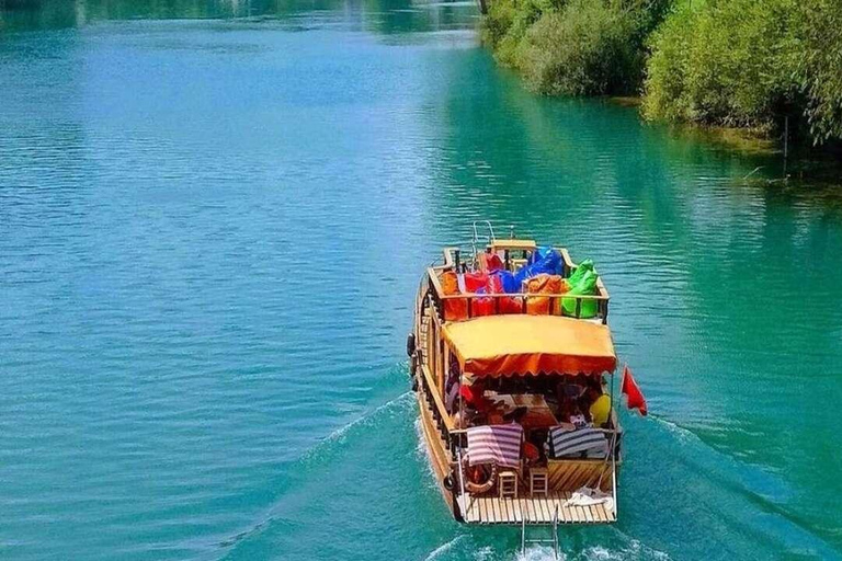 Manavgat: Riverboat Tour Waterfall, Bazaar and River Cruise Riverboat Tour Waterfall, Bazaar (No Transfer)