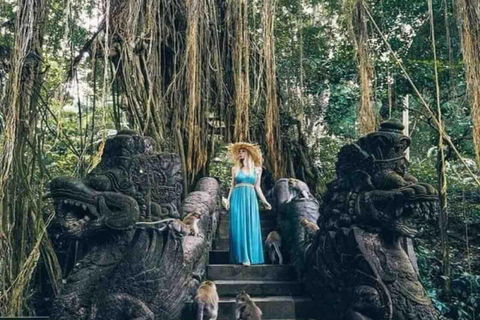 Bali: Ubud & Gianyar Waterfall, Monkey Forest & Pottery Tour