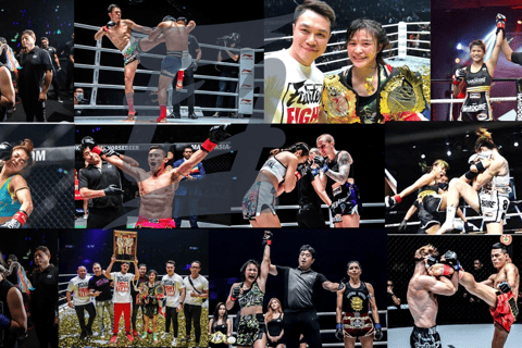 Bangkok: MuayThai wedstrijd in Lumpinee BoksstadionPlaats in de ring