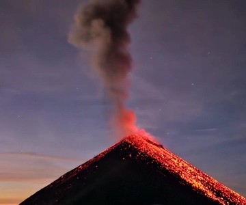From Antigua Collective tour in 4x4 Volcano Acatenango 2 days 1 night