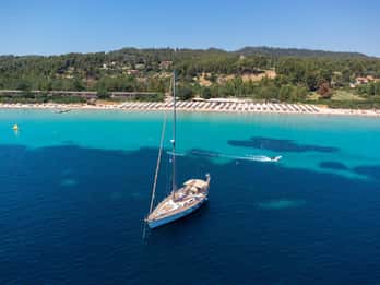Cruzeiro privado ao pôr do sol em Halkidiki