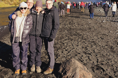 Tagesausflug an die Südküste mit Reiten an schwarzen Sandstränden