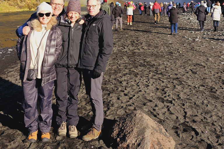 Tagesausflug an die Südküste mit Reiten an schwarzen Sandstränden