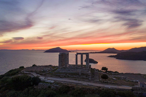 Desde Atenas: Excursión de Medio Día al Templo de Poseidón y Cabo Sounio