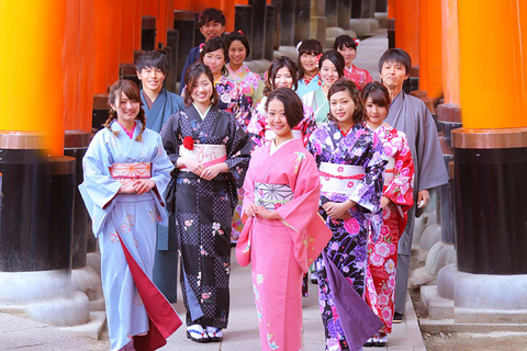 Kioto:Templo Kiyomizu-dera Alquila un kimono y monta en rickshaw