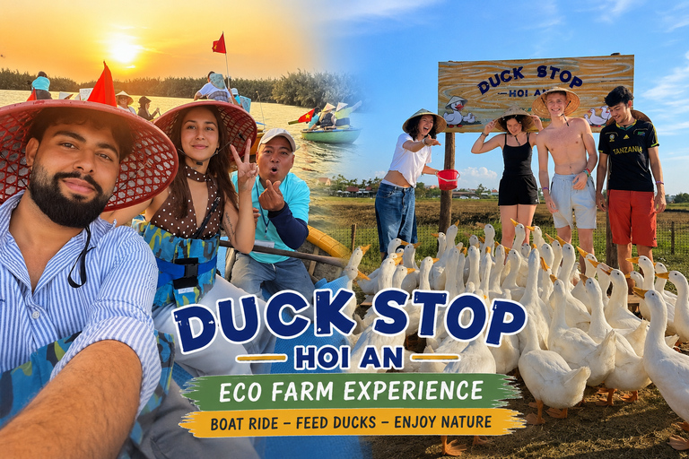 Hoi An: Duck Leader Experience & Coconut Basket Boat Ride