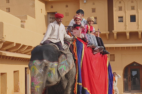 Vanuit Delhi: 5-daagse Gouden Driehoek TourAUTO + GIDS + TICKETS VOOR MONUMENTEN