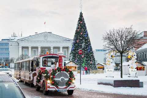 Visite pied à Vilnius pendant la période de Noël