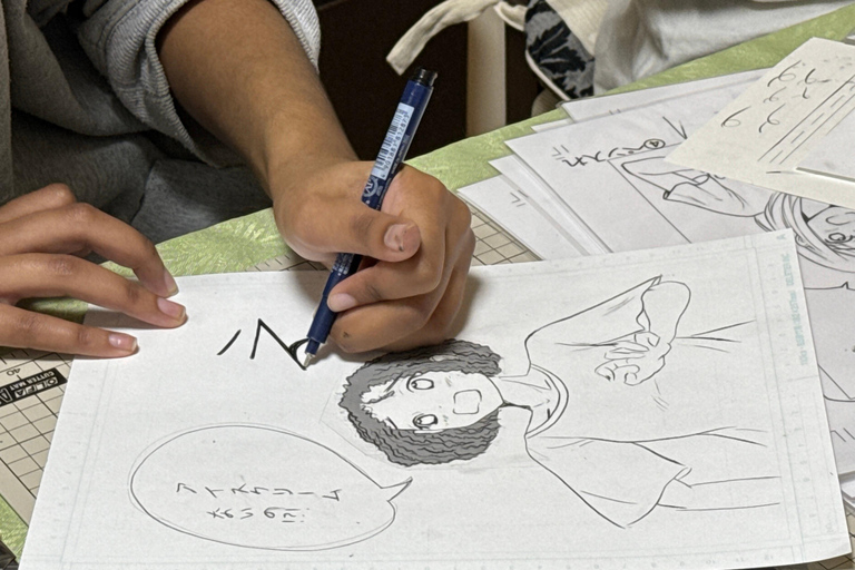 3-Hour Manga Drawing Workshop in Tokyo