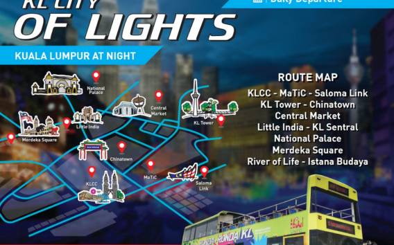 Kuala Lumpur: City Of Light Tour (Hop-On/Hop-Off-Bus)