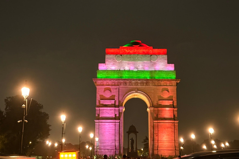 Delhi: Night Tour with India Gate and Connaught Place