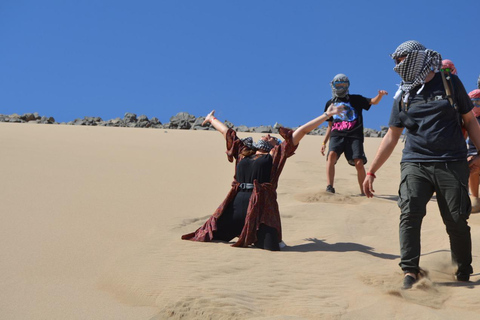 Hurghada: guida ATV e visita della MONTAGNA DI SABBIAPomeriggio ATV ( Servizio di prelievo in hotel fuori Hurghada )