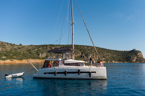 Nafplio Lounge Catamaran Cruise, Swimming & Sunset Option