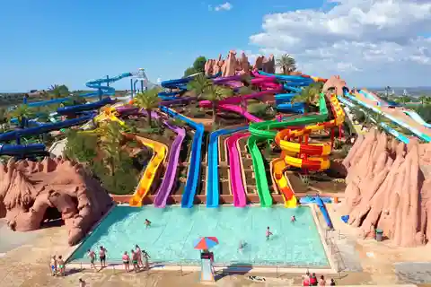Depuis Albufeira : Transfert aller simple pour le parc aquatique Slide & Splash