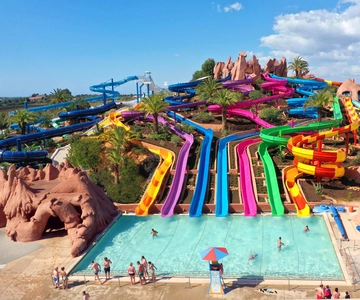 De Albufeira: Transfer de ida para o Slide & Splash Waterpark