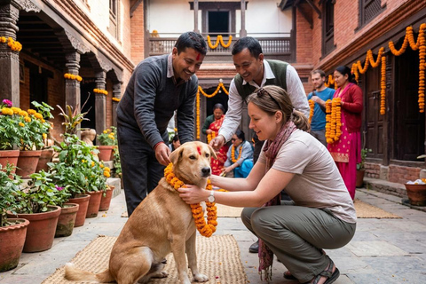 Kathmandu: Make a Marigold Garland & Celebrate Kukur Tihar