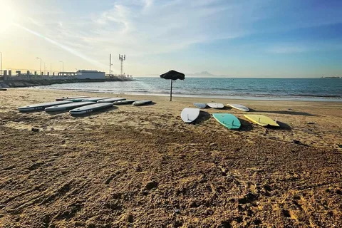 PADDLEBOARDING with spectacular views