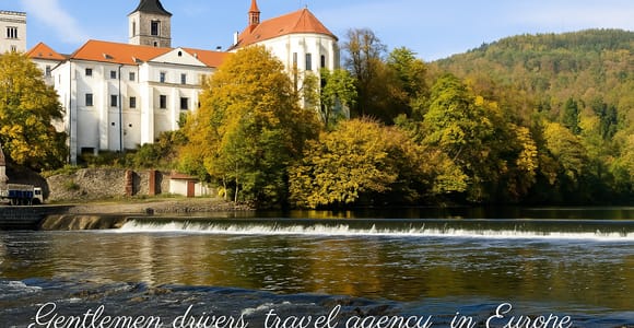 Prague: Sázava Monastery, Hluboká Castle, & Krumlov Tour