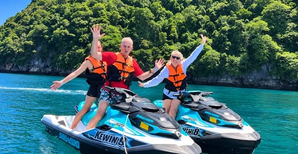 Koh Samui: Pig Island & Koh Tan Jet Ski Tour with Transfer