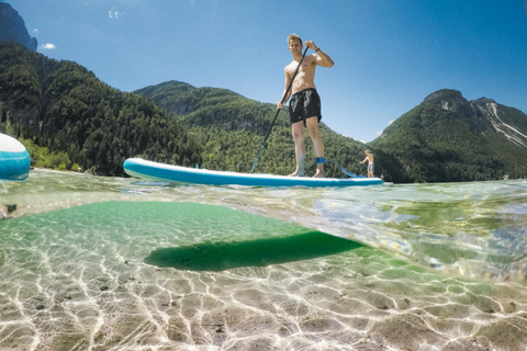 Halbtägige Tagestour mit dem Stand-up Paddle Boarding (SUP) auf dem Predil-See