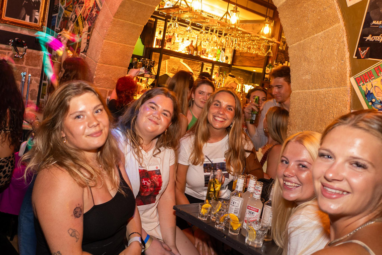 Rhodes Nightlife: Pub Crawl Old Town - 5 Bars & Free Shots