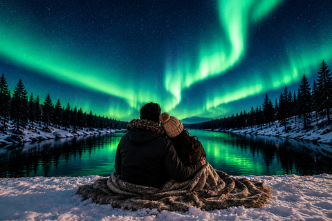 Rovaniemi: Private Luxury Aurora Tour for Couple & Proposals