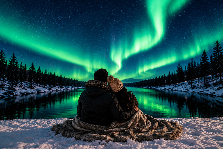 Rovaniemi: Private Luxury Aurora Tour for Couple & Proposals