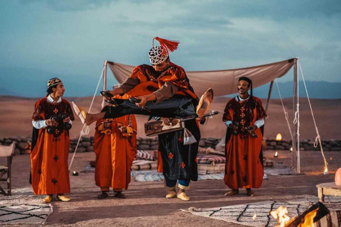 Marrakech: Agafay Desert Sunset, Camel Ride, and Dinner Show