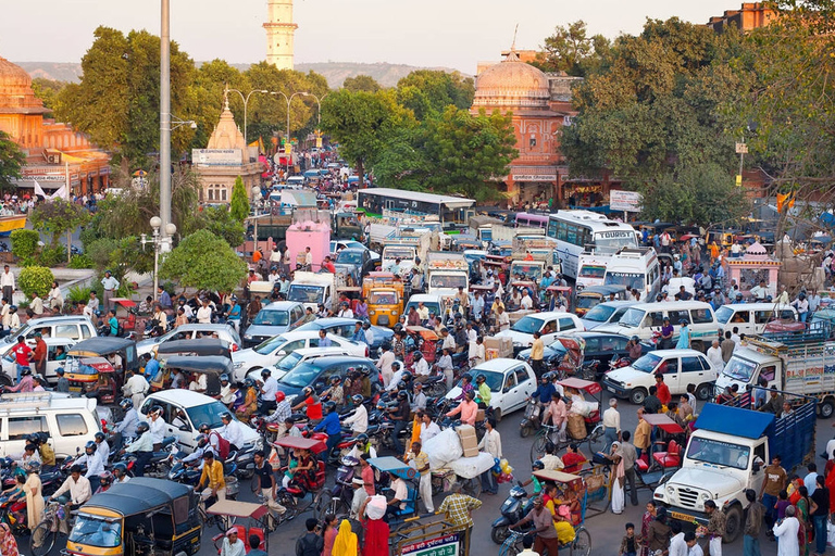 Jaipur: Rundgang mit Shopping