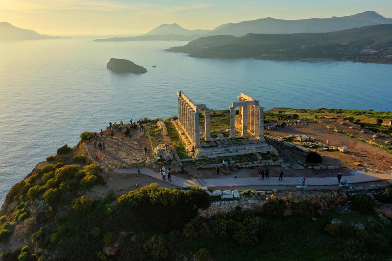 Atenas: Excursión de un día al Templo de Sounio Poseidón y a la Riviera Ateniense