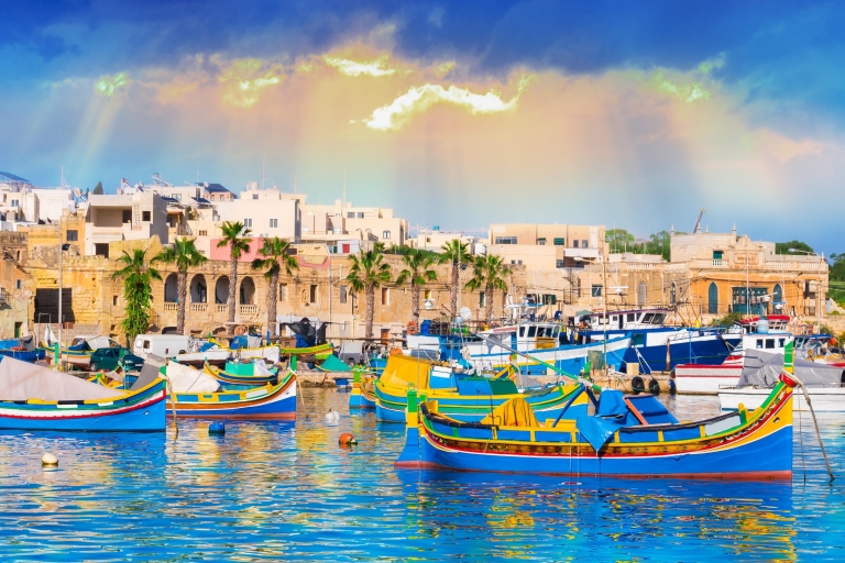 Au départ de Sliema : Croisière autour de Malte avec déjeuner et transfertsSans transport