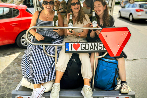 Gdansk: Unlimited Wine Tour by Eco Buggy Golf Cart 60 MIN Unlimited WINE TOUR