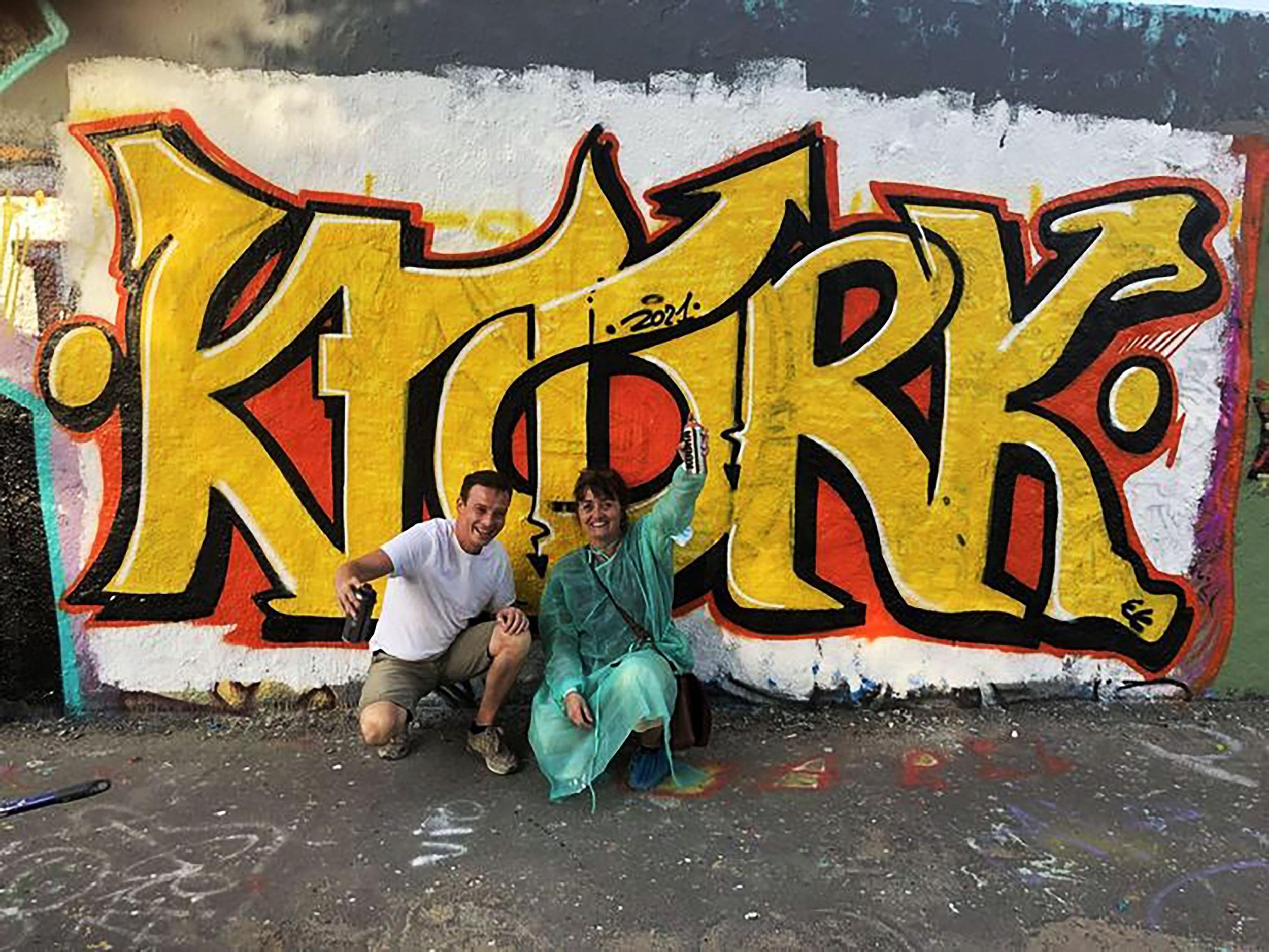Mainz: exklusiver Graffitiworkshop mit Graffititour für Gruppen/Familien