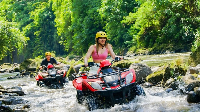 Ubud: ATV Quad Bike, River Tubing, and Batik Factory Tour