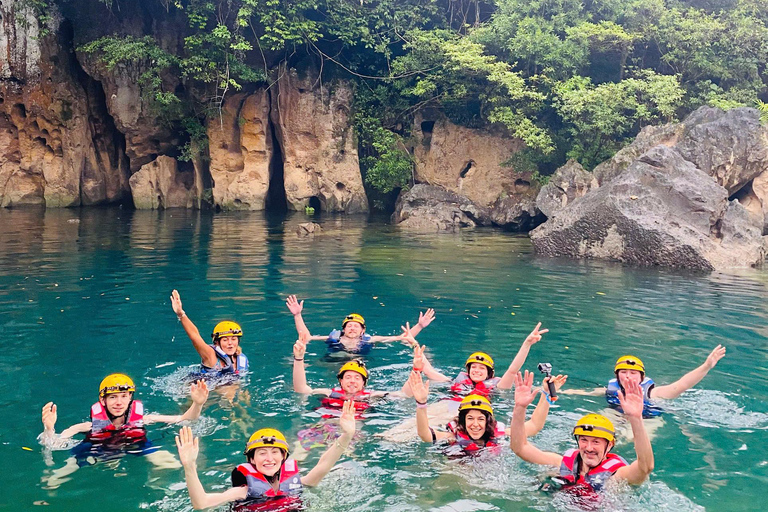 Phong Nha: Zipline Dark Cave & Paradise Cave Exploration Option 4: Full Adventure Experience - Drop-off in Hue