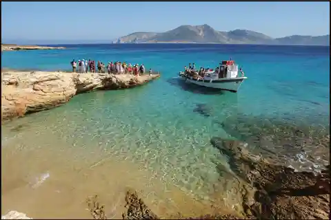 Au départ de Naxos : excursion d'une journée Iraklia-Koufonisi (petites Cyclades)