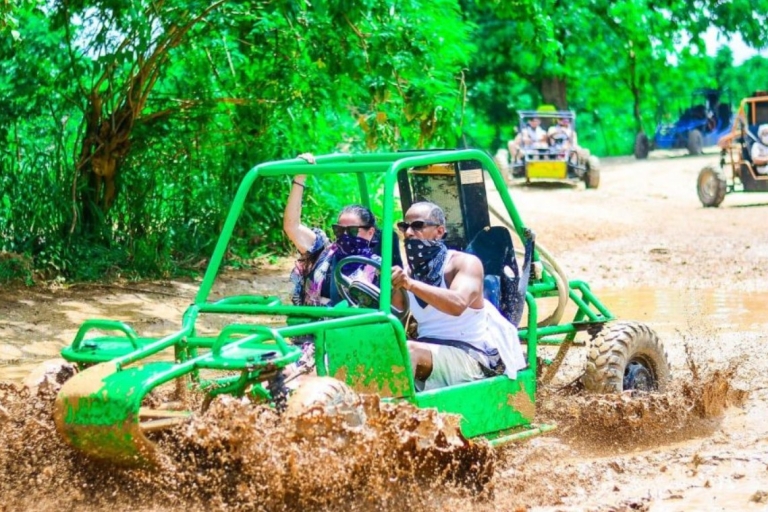 Punta Cana: Tour in buggy half-day and beach cenote Punta Cana Highlights Tour Double Buggy Excursion with hotel