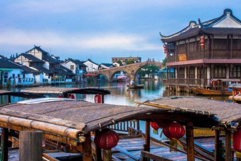 Tour privado por la ciudad acuática de Zhujiajiao y el mercado local