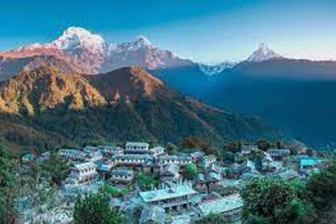 Au départ de Pokhara : 1 nuit et 2 jours de visite à Ghandruk en jeep 4wAu départ de Pokhara : 1 visite nocturne de 2 jours à Ghandruk en jeep 4w