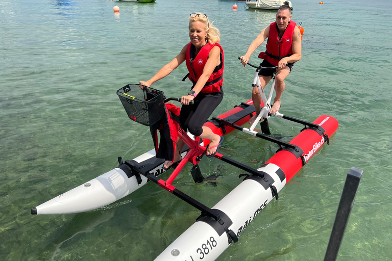 Waterbike op het meer van ZürichWaterfietstocht op het meer van Zürich - Tandem voor de hele dag