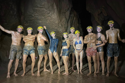 Phong Nha: Zipline Dark Cave & Paradise Cave Exploration Option 4: Full Adventure Experience - Drop-off in Hue